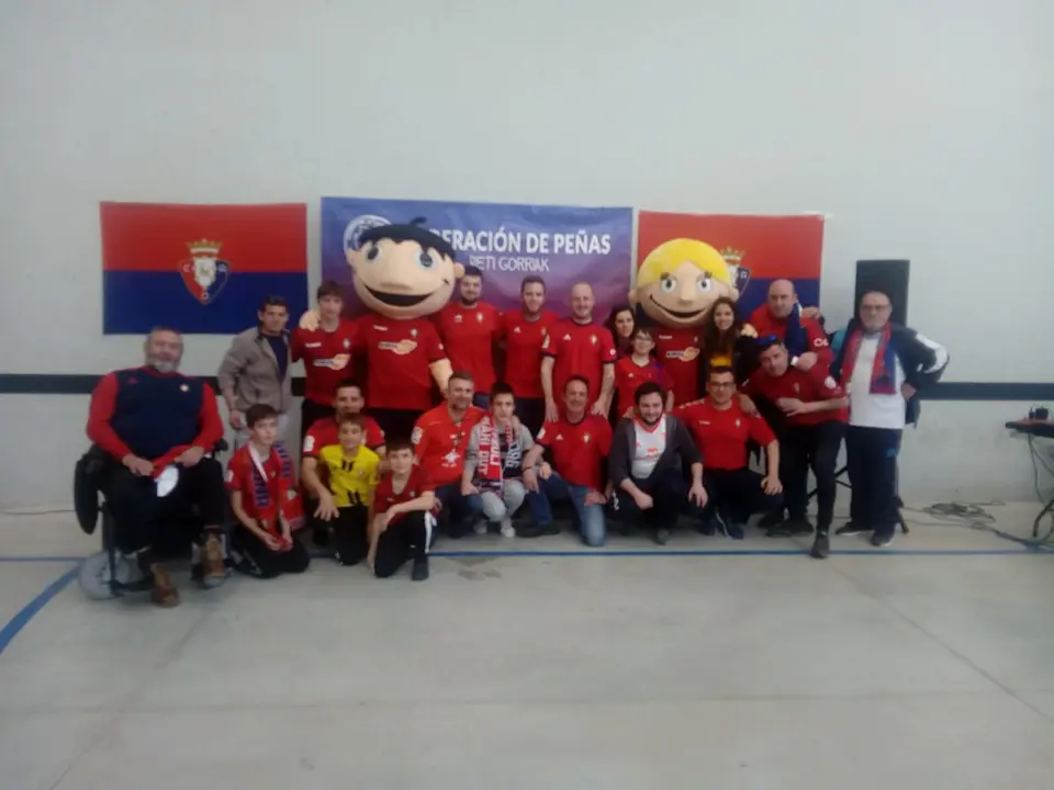 Corella Cierzo Rojillo y la Pe&ntilde;a de Fuesti&ntilde;ana en el D&iacute;a de las pe&ntilde;as de Osasuna bs