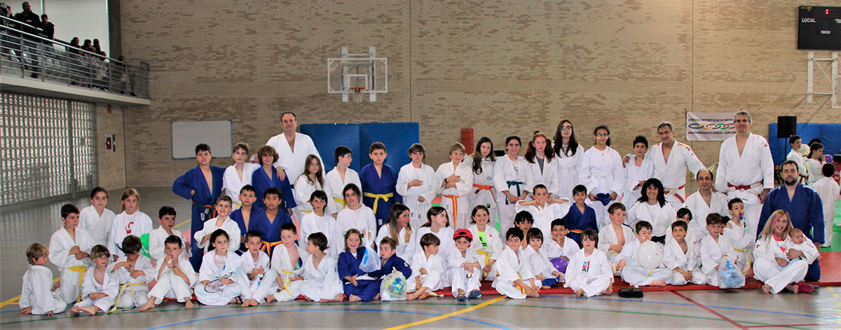 Shogun en la jornada de juegos infantiles de judo