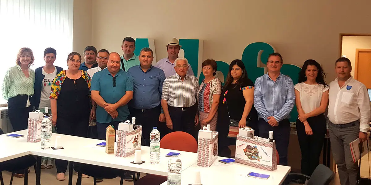 Técnicos de diferentes Grupos de Acción Local de Rumanía visitan las Cinco Villas