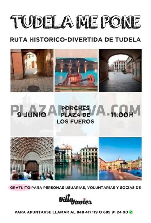 Visitas guiadas 'Tudela me pone' Ruta hist&oacute;rico divertida de Tudela