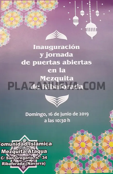 Ribaforada Inauguración mezquita