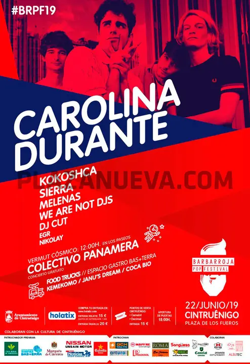 Barbarroja Pop Festival 2019 en Cintru&eacute;nigo