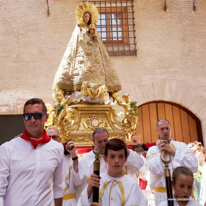 Procesi&oacute;n de Santa Ana en las Fiestas de Tudela de 2018