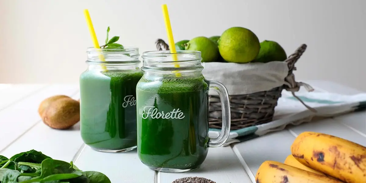 Receta de Batido espinaca kiwi platano Florette