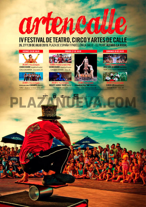 IV Festival de teatro, circo y artes de calle en Alfaro 'Artencalle 2019’