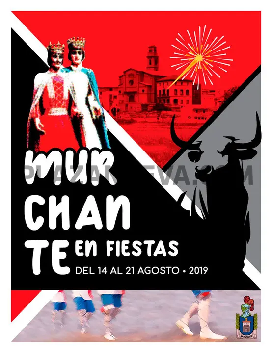 Cartel de fiestas de Murchante 2019