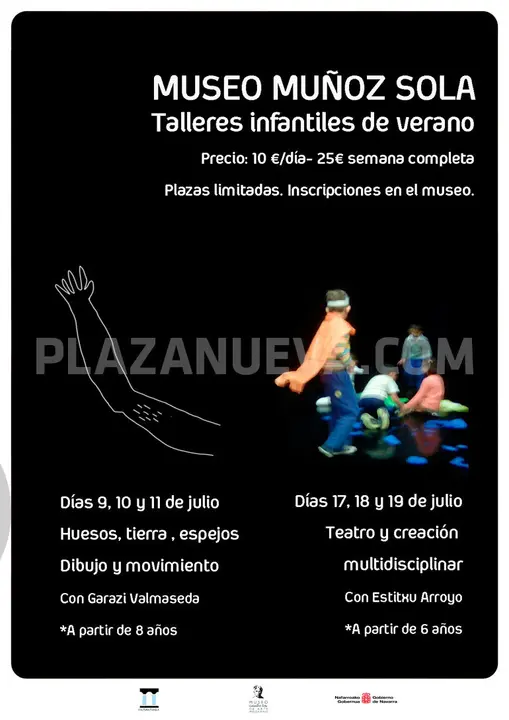 Talleres infantiles de verano en el Museo Mu&ntilde;oz Sola de Tudela