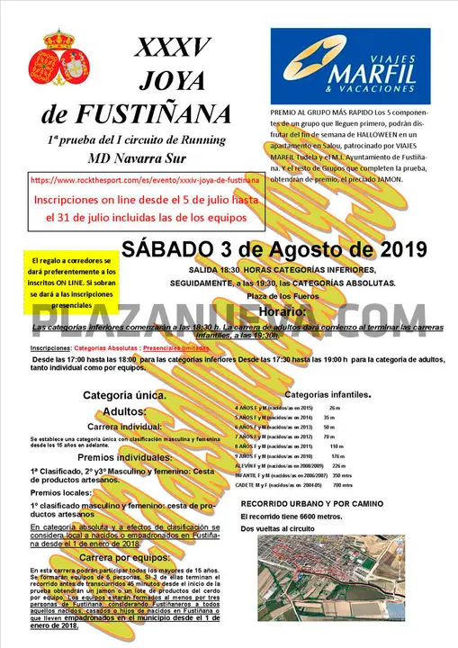 XXXV Joya de Fusti&ntilde;ana