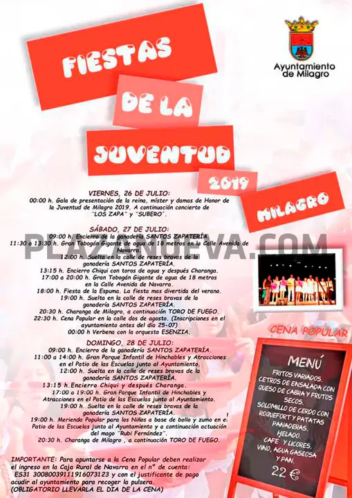 Fiestas de la juventud 2019 en Milagro
