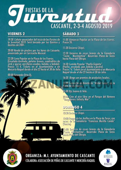 Fiestas de la juventud 2019 en Cascante