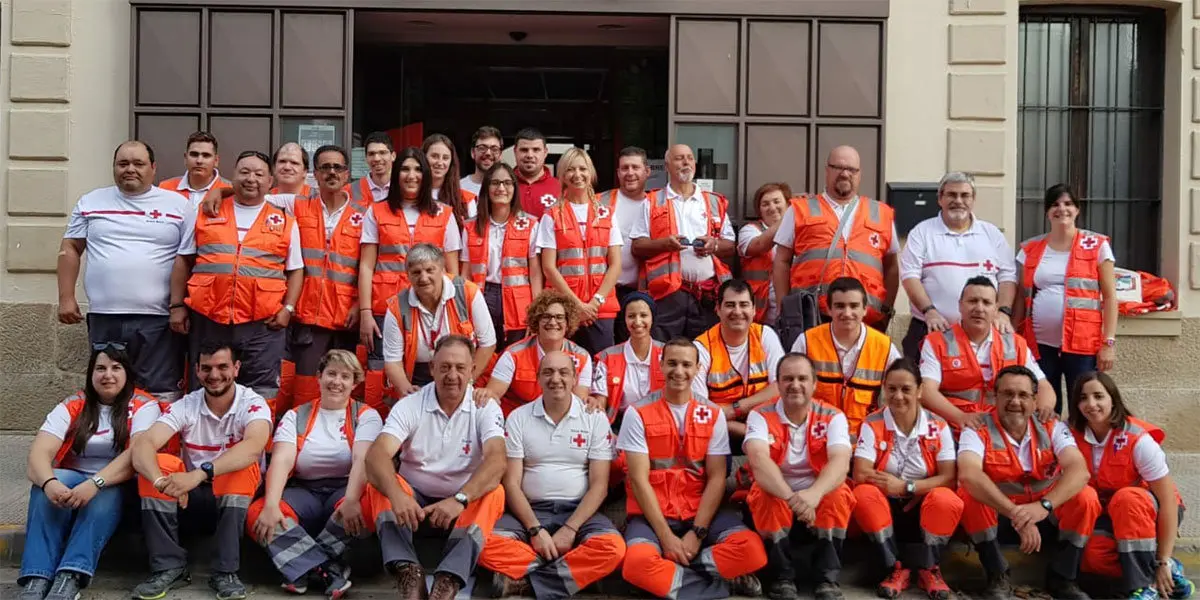 Efectivos de Cruz Roja de Tudela