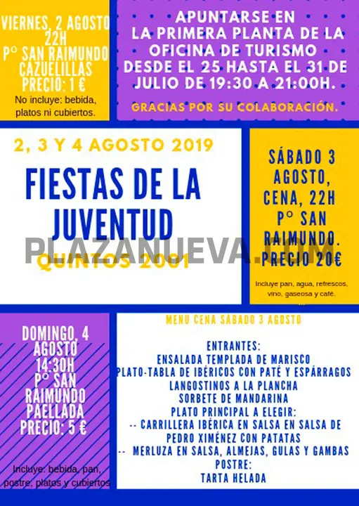 Fiestas de la juventud 2019 en Fitero