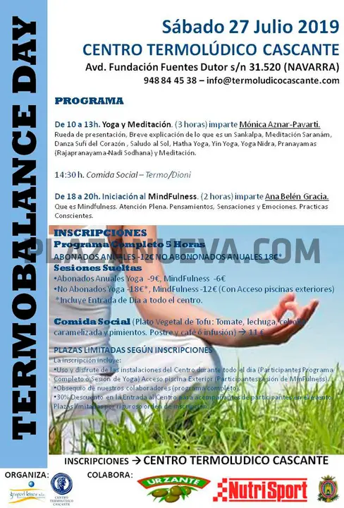 Termobalance Day en Centro Termol&uacute;dico Cascante