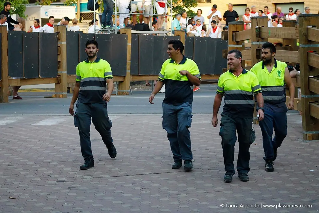 Fiestas de Tudela, día 25 Encierro y Vacas en la plaza 32
