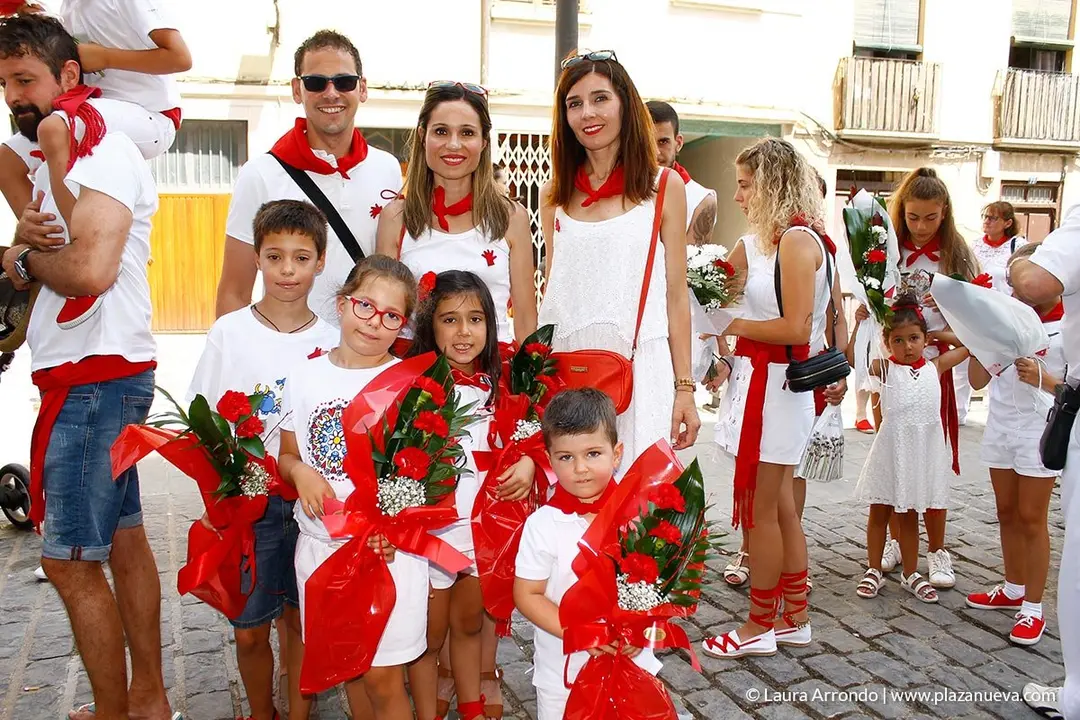 Fiestas de Tudela 2019, día 25 - Ofrenda floral a Santa Ana 1