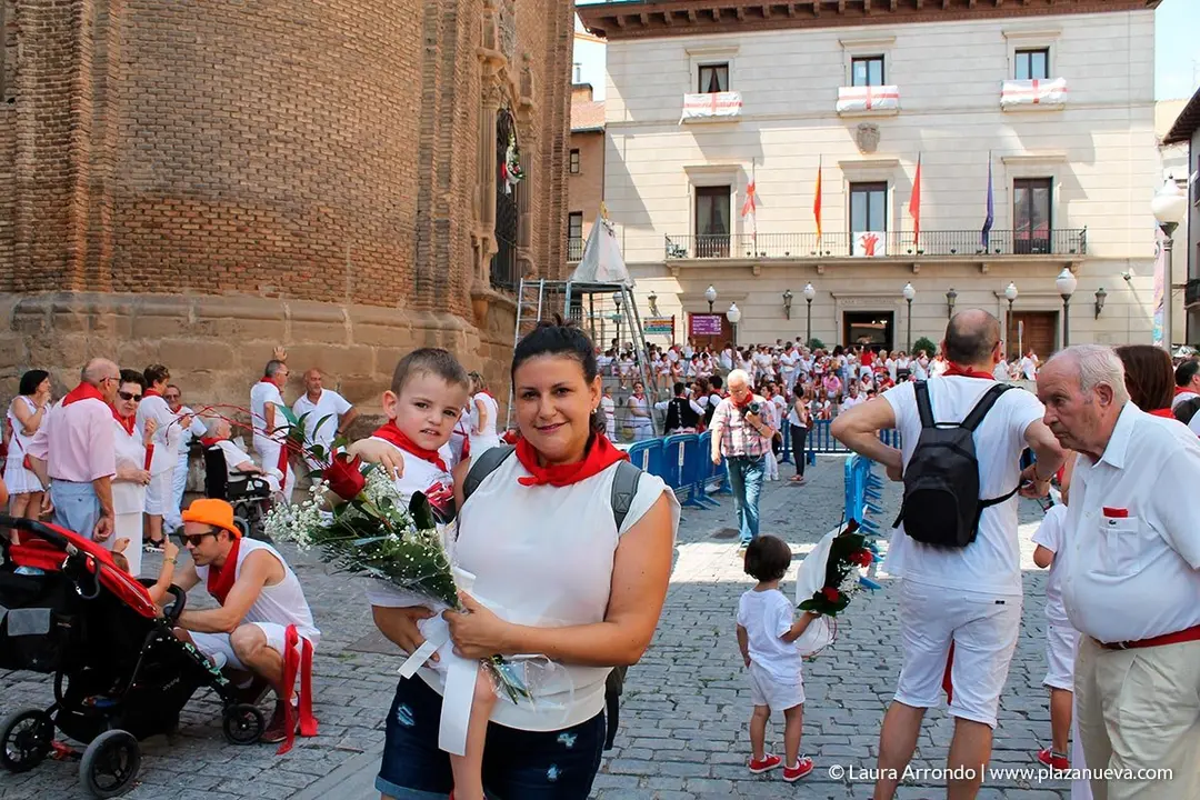 Fiestas de Tudela 2019, día 25 - Ofrenda floral a Santa Ana 15