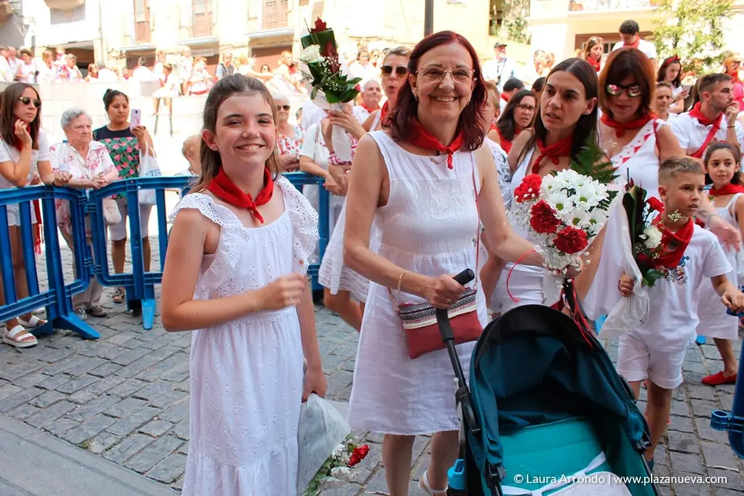 Fiestas de Tudela 2019, día 25 - Ofrenda floral a Santa Ana 29