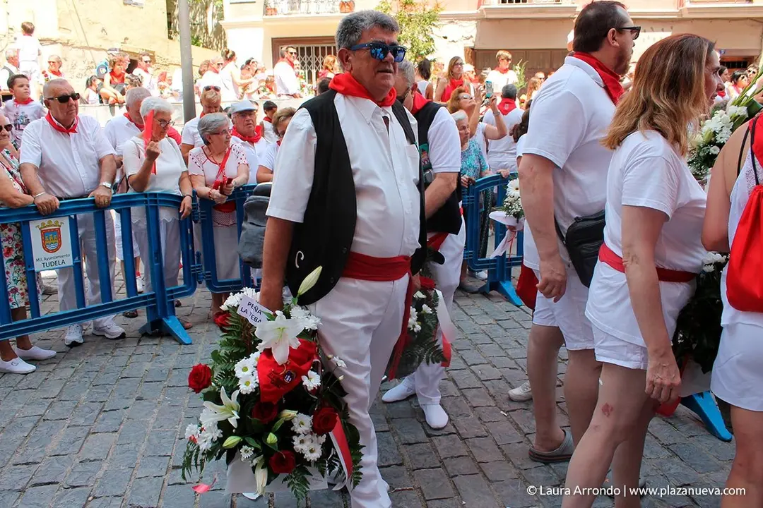 Fiestas de Tudela 2019, día 25 - Ofrenda floral a Santa Ana 56