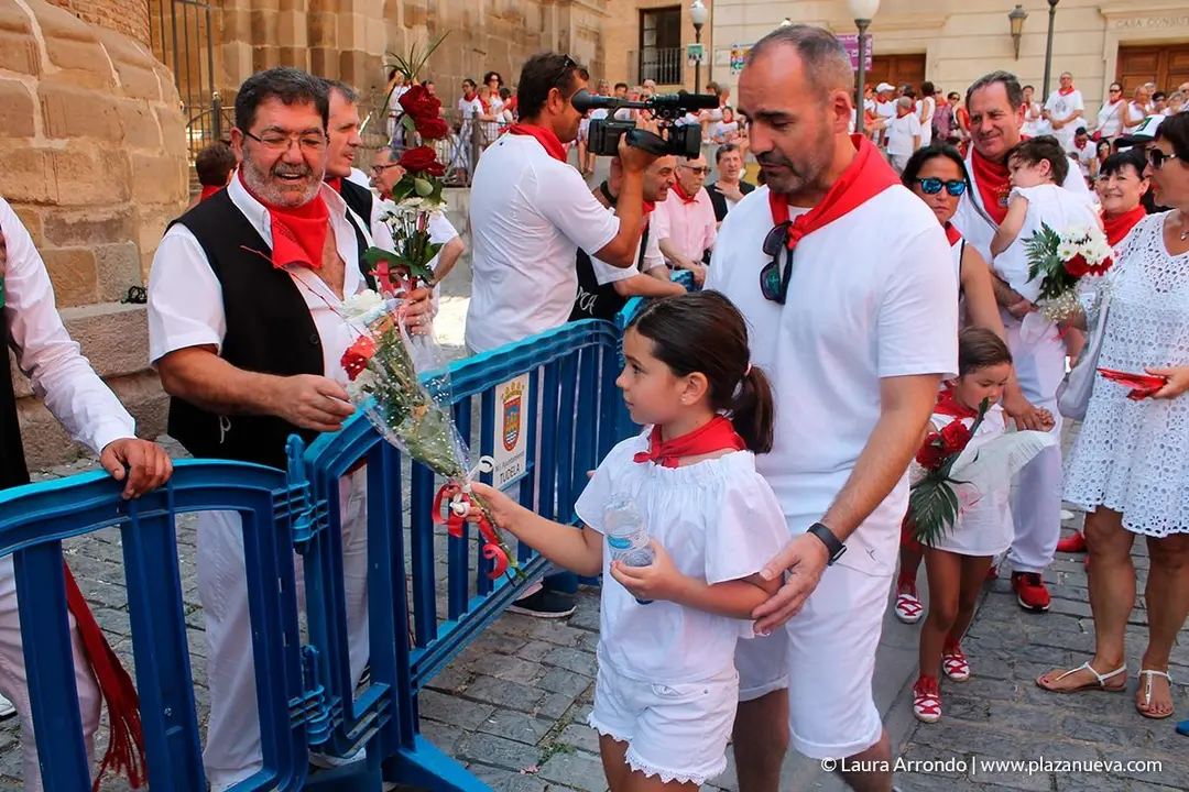 Fiestas de Tudela 2019, día 25 - Ofrenda floral a Santa Ana 77
