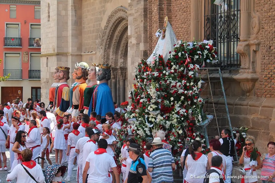 Fiestas de Tudela 2019, día 25 - Ofrenda floral a Santa Ana 94