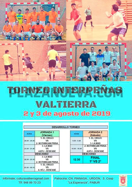 Torneo Interpe&ntilde;as de f&uacute;tbol sala 2019 en Valtierra