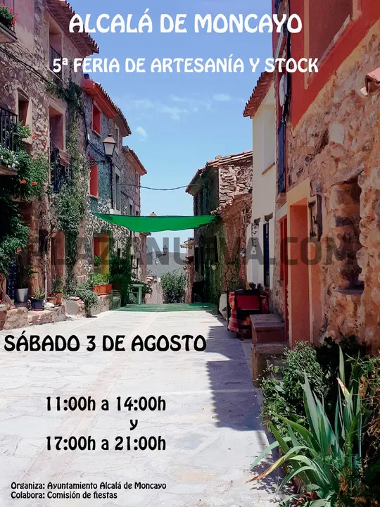 5&ordf; Feria de artesan&iacute;a y stock en Alcal&aacute; de Moncayo