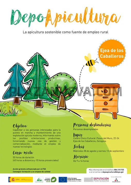 Curso en Ejea de formaci&oacute;n en DepoApicultura