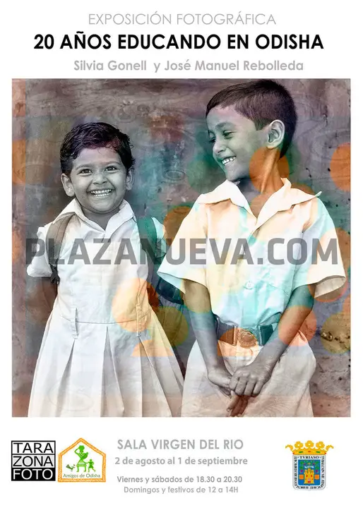 Exposici&oacute;n en Tarazona &lsquo;20 a&ntilde;os educando en Odisha&rsquo; de los fot&oacute;grafos Silvia Gonell y Jos&eacute; Manuel Rebolleda