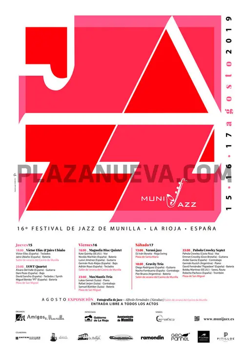 16&ordm; Festival de jazz de Munilla 'Munijazz'