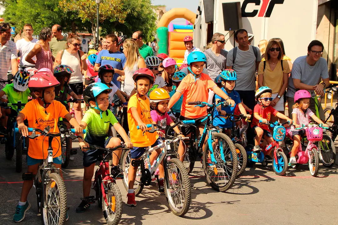Día de la bici en Murchante niños
