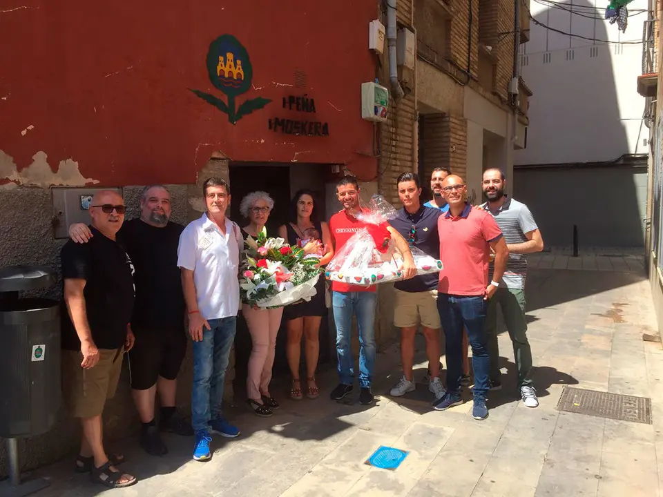 Primer niño nacido en fiestas Tudela Peña Moskera