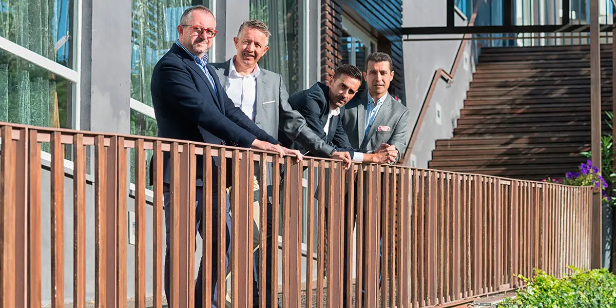 Socios Grupo B31: Jes&uacute;s Berisa, Fran Comin, Alberto Aguado y Ram&oacute;n Sola