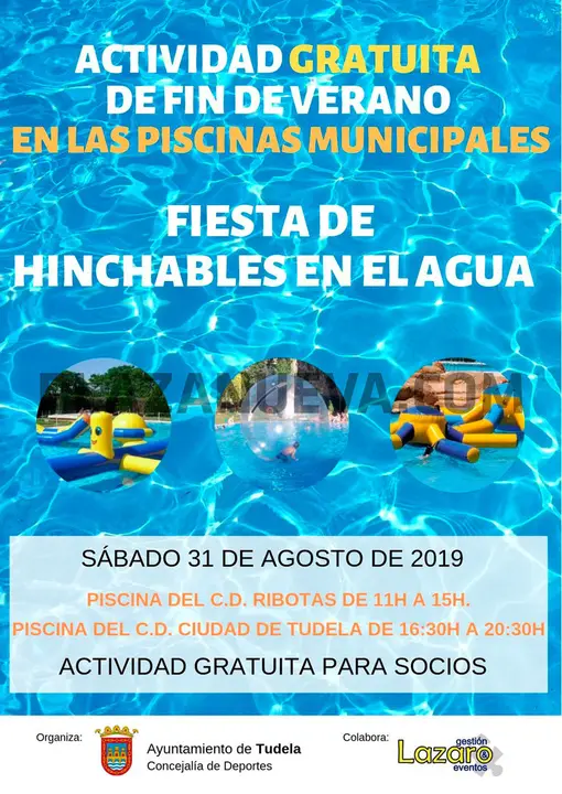 Tudela Activiades en las piscinas