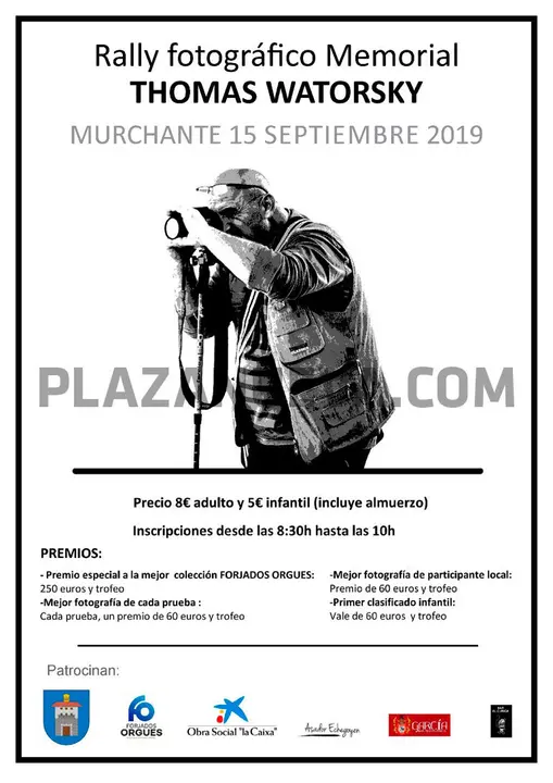 Cartel rally fotográfico Murchante 2019