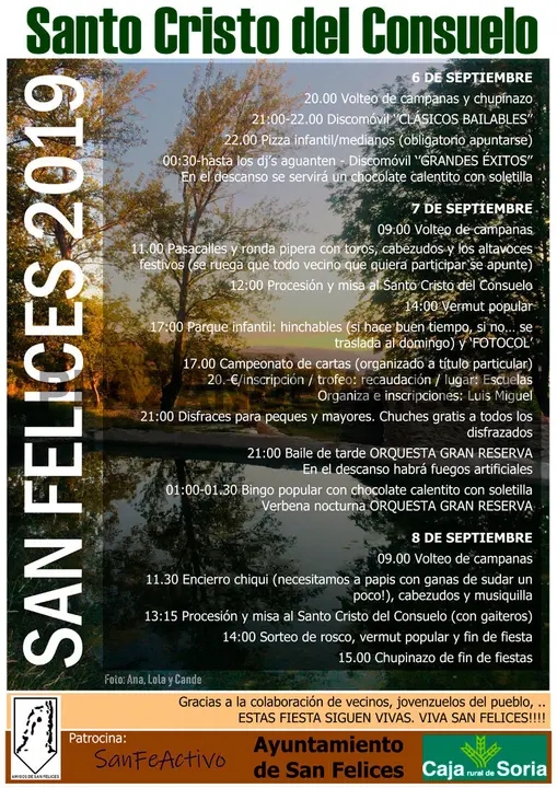 San Felices Fiestas 2019
