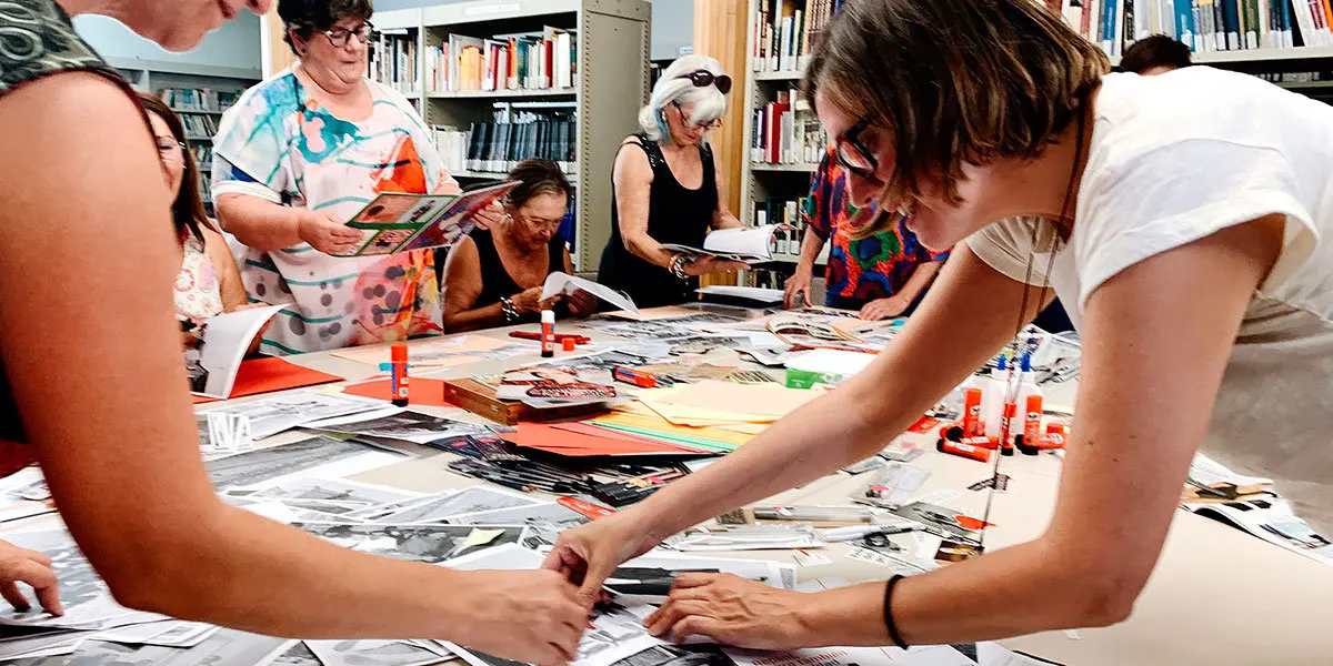 Vecinas de Cabanillas colaboran en el proyecto 'Memoria a la fresca'