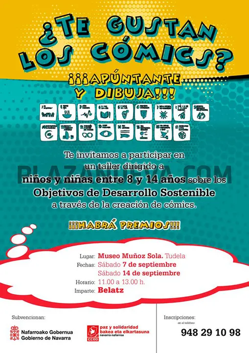 Taller de cómics en Tudela