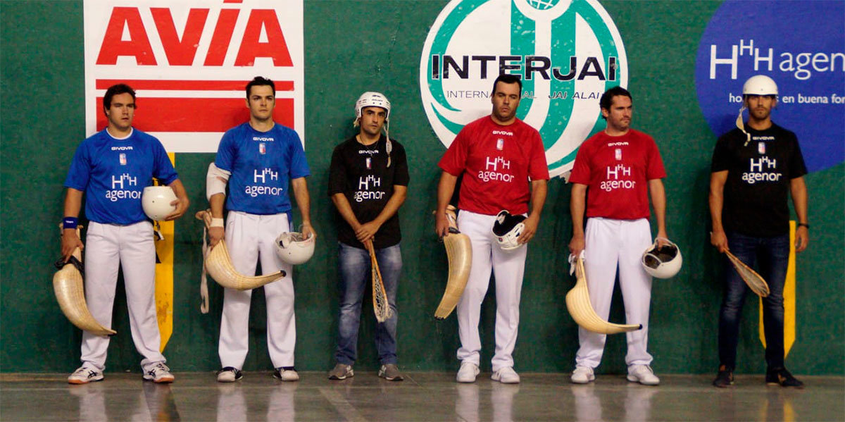 Participantes al Torneo de Cesta Punta en Cabanillas
