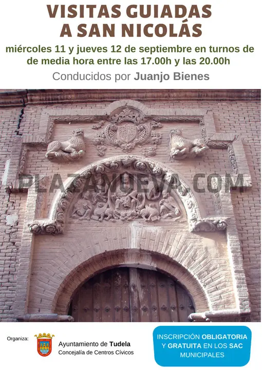 Visitas Guiadas a San Nicolás Tudela, septiembre 2019