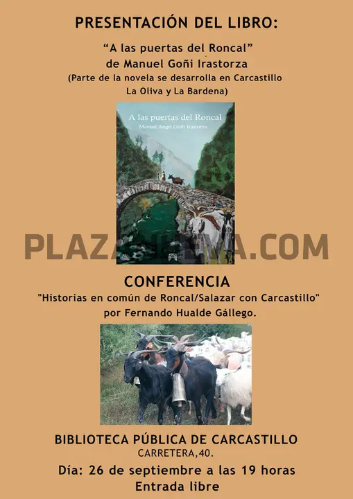 Presentación libro A las puertas del Roncal