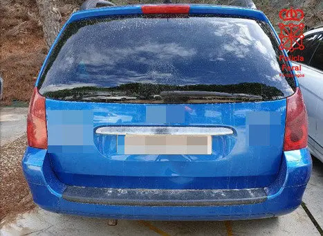 Veh&iacute;culo que conduc&iacute;a el imputado
