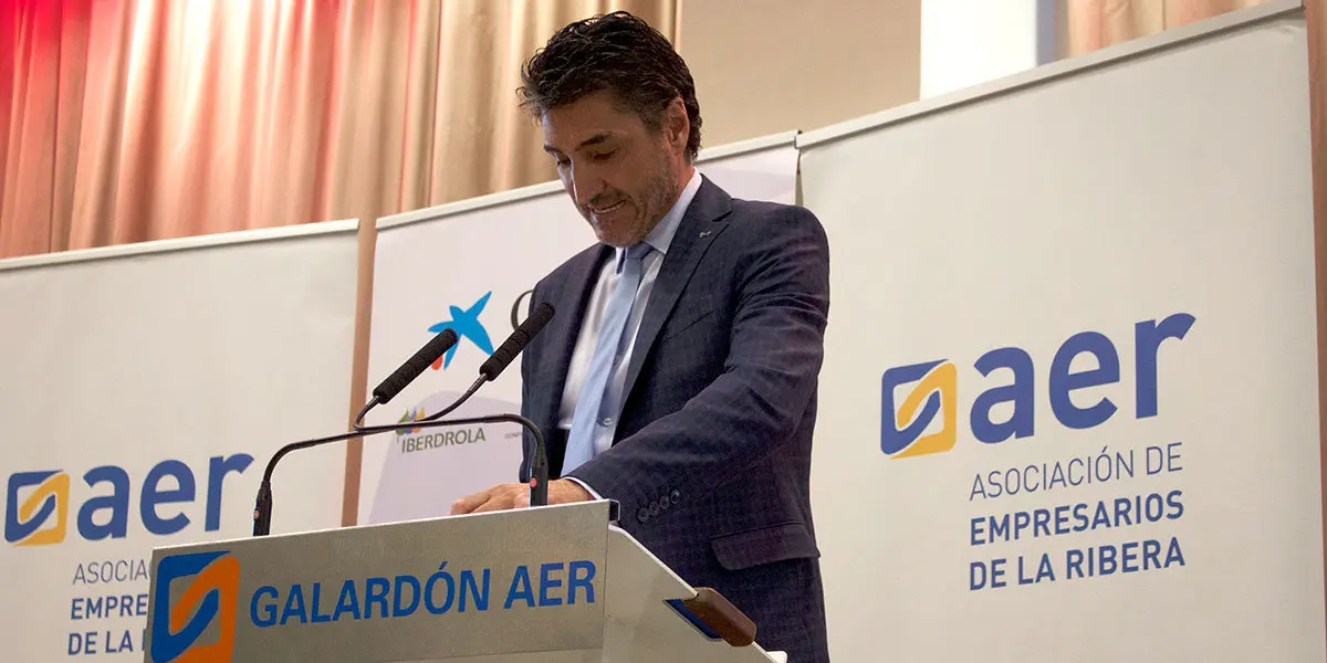 Domingo Sánchez Arteaga durante su discurso en la gala