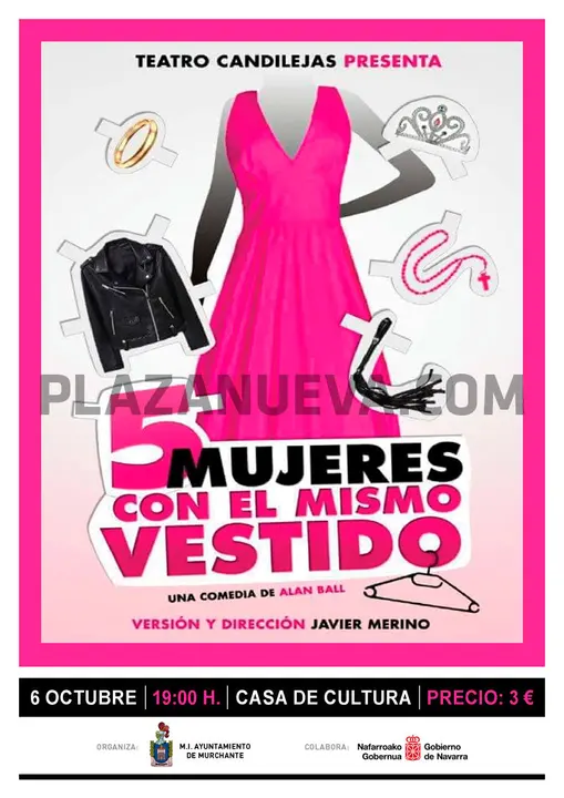 Teatro Cinco mujeres con el mismo vestido