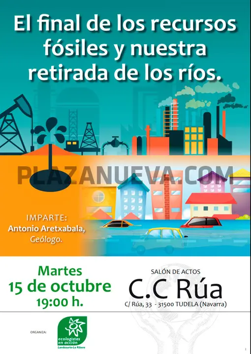 Charla del geólogo Antonio Aretxabala