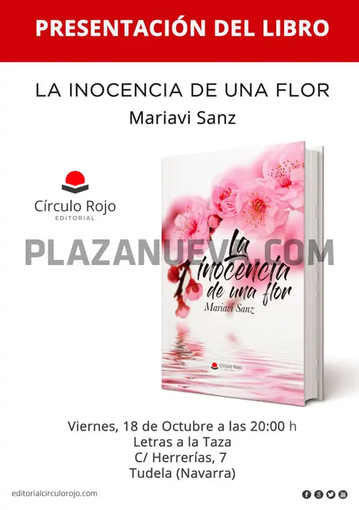 Presentaci&oacute;n en Tudela del libro &lsquo;La inocencia de una flor&rsquo; de Mariavi Sanz