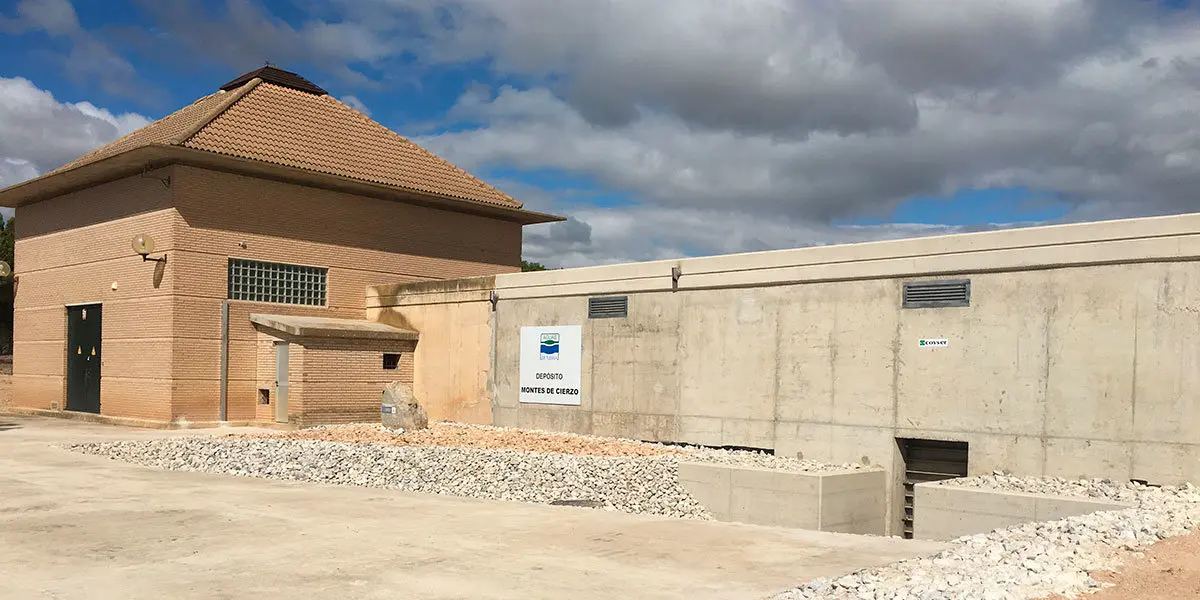 Finalizadas las obras en los dep&oacute;sitos de los Montes del Cierzo