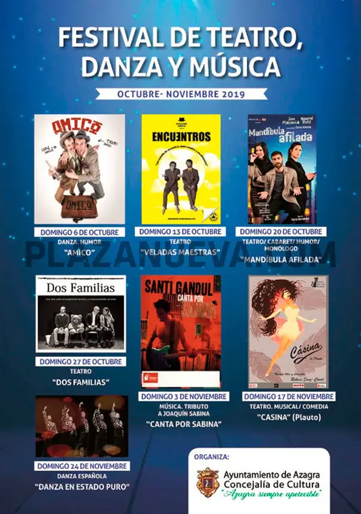 Festival de teatro, danza y m&uacute;sica de Azagra