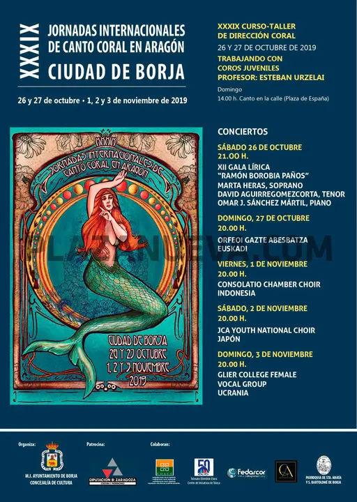 XXXIX Jornadas Internacionales de Canto Coral &lsquo;Ciudad de Borja&rsquo;