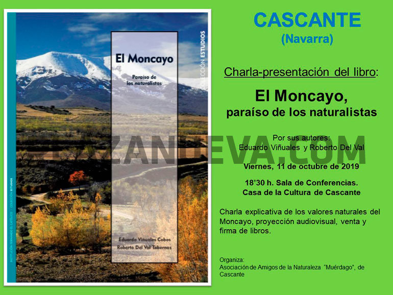 Presentación libro El Moncayo, paraiso de los naturalistas