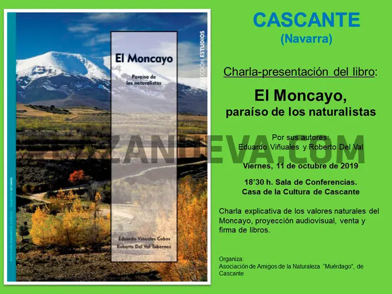 Presentación libro El Moncayo, paraiso de los naturalistas